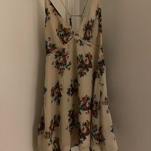 Spaghetti strap floral dress